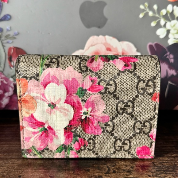 GUCCI Blooms Compact Wallet Bifold - Picture 1 of 7